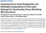 Integrated Cross-Scale Manipulation and Modulable Encapsulation of Cell-Laden Hydrogel for Constructing Tissue-Mimicking Microstructures